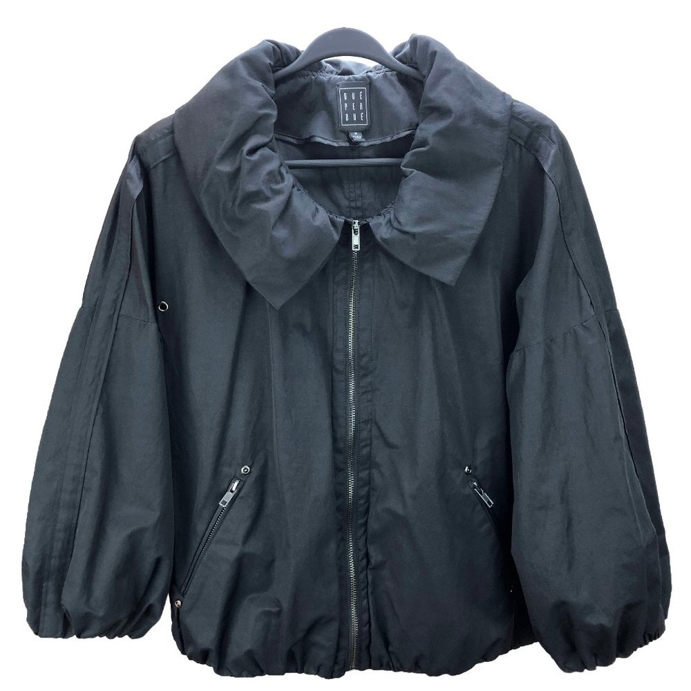 DUE PER DUE black lightweight jacket - SZ M